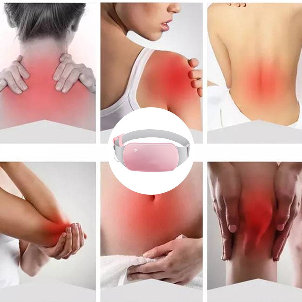 Professional Product Title: "Portable Cordless Menstrual Heating Pad for Cramps and Period Pain Relief - Warm Therapy for Belly and Arthritic Pain - Electric Heating Pad"