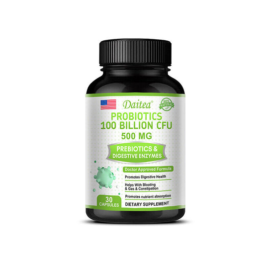 "Ultimate Digestive and Immune Support: Probiotics 100 Billion CFU Capsules"