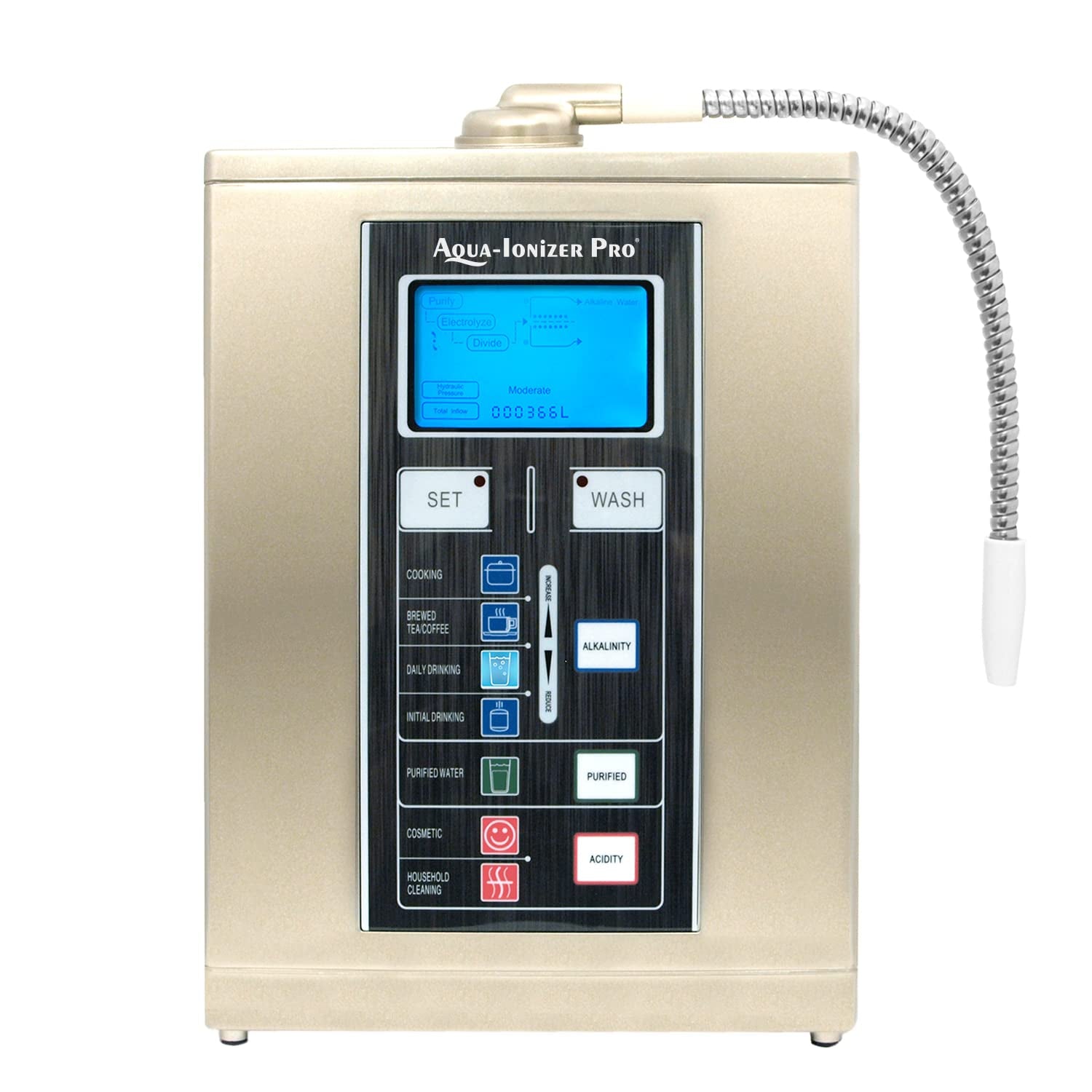 "Experience the Ultimate Hydration with the Aqua Ionizer Deluxe 7.5 - Alkaline Water Ionizer"