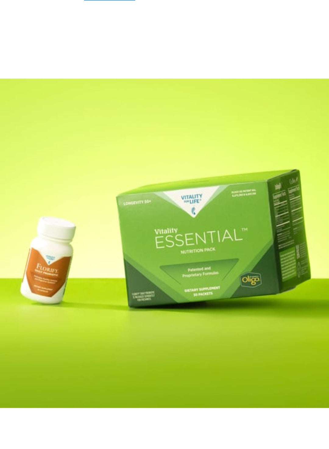 Vitality Essential Nutrition Longevity Man and Woman 50+