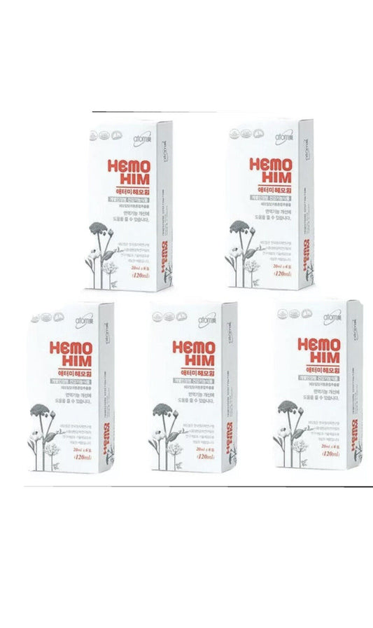 5 Boxes of 6 Oz Hemohim Supplement for Boosting Immune System 20 ML X 30 Packet