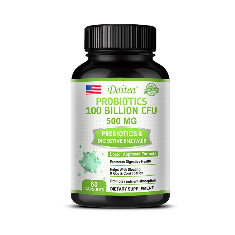 "Ultimate Digestive and Immune Support: Probiotics 100 Billion CFU Capsules"