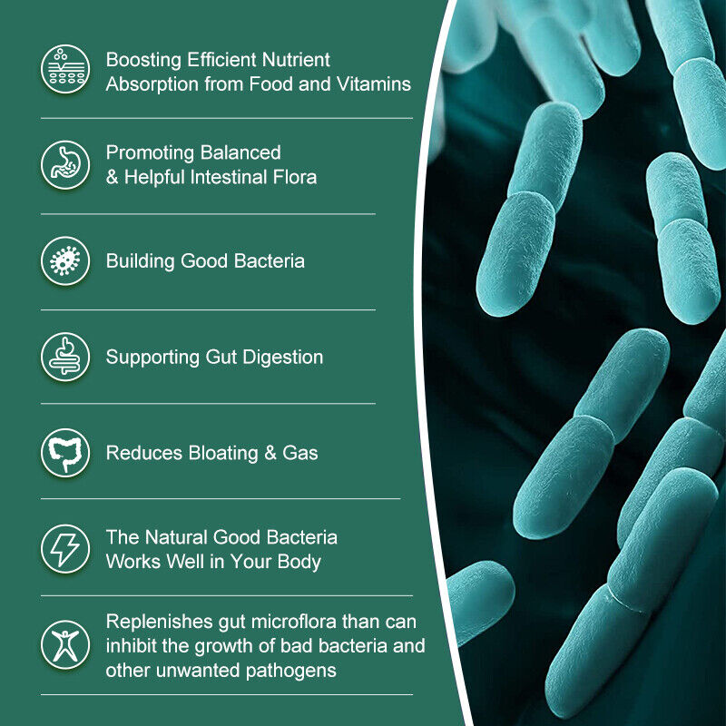 "Ultimate Digestive and Immune Support: Probiotics 100 Billion CFU Capsules"