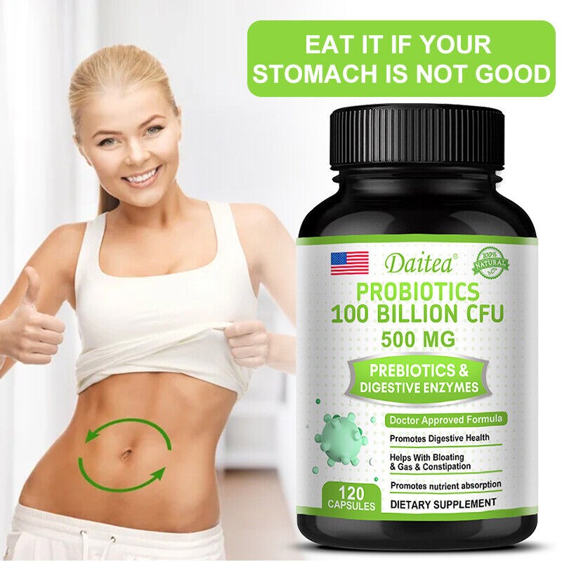 "Ultimate Digestive and Immune Support: Probiotics 100 Billion CFU Capsules"